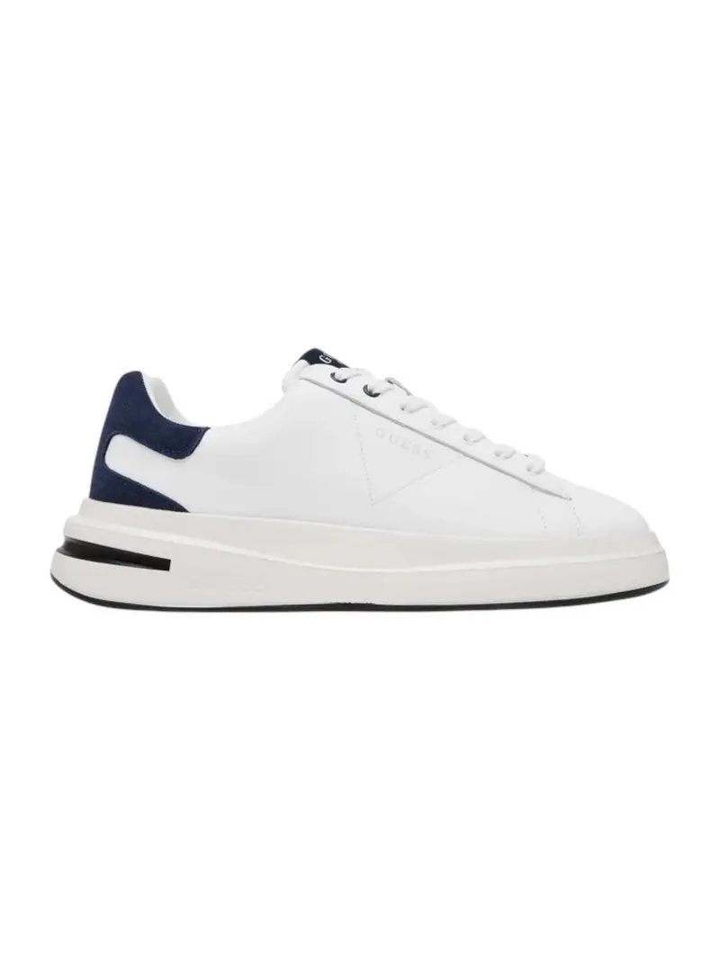 GUESS Sneaker Uomo ELBA FMTLBA LEL12 WHIBL WHITE BLUE