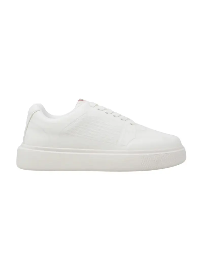 GUESS Sneaker Uomo PLEZIA FMPPLE ELE12 WHITE WHITE