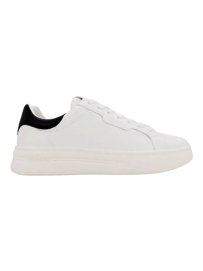 GUESS Sneaker Uomo WINNO FMPWIN ELE12 WHIBK WHITE BLACK