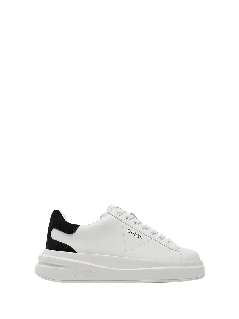 Guess Sneakers Elbina Donna White Black - Bianco