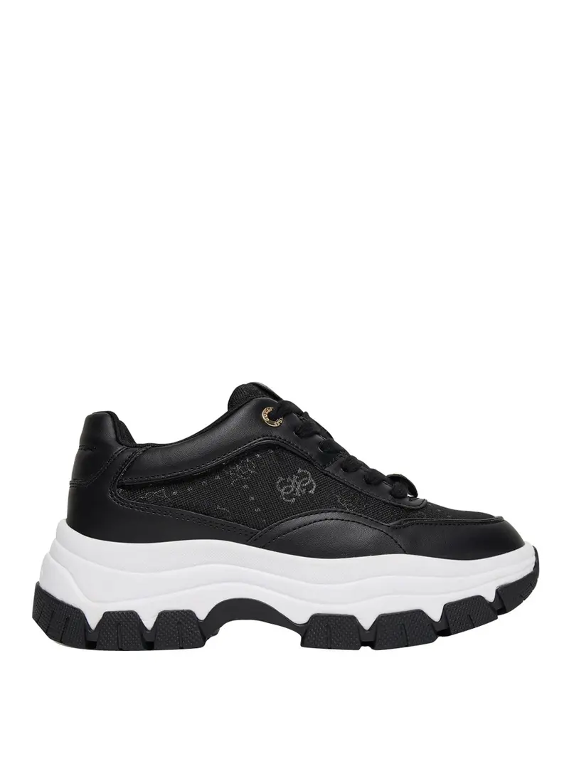 Guess Sneakers Runner Berrett 4G Logo Peony - Black