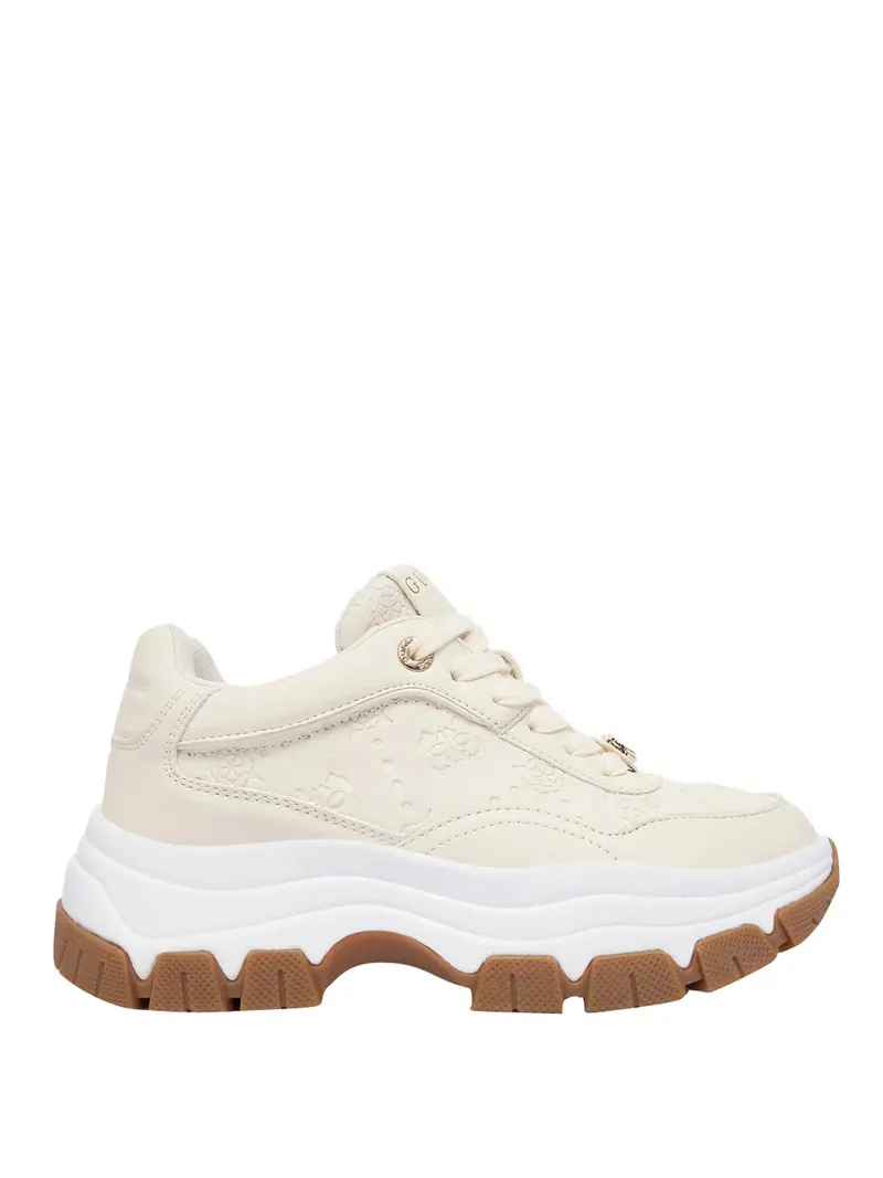 Guess Sneakers Runner Berrett 4G Logo Peony - Cream