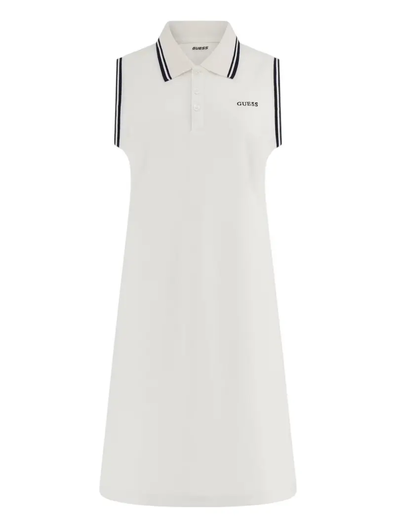 GUESS SPORT Abito Donna AMARYLLIS SHORT DRES V5GK04 KCOK1 G011 Bianco