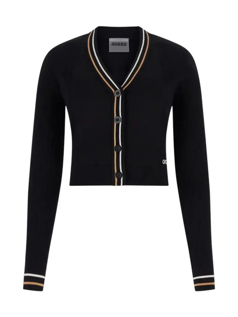 GUESS SPORT Cardigan Donna TRICIA CARDI SWTR V6RR03 Z4652 JBLK Jet Black A996