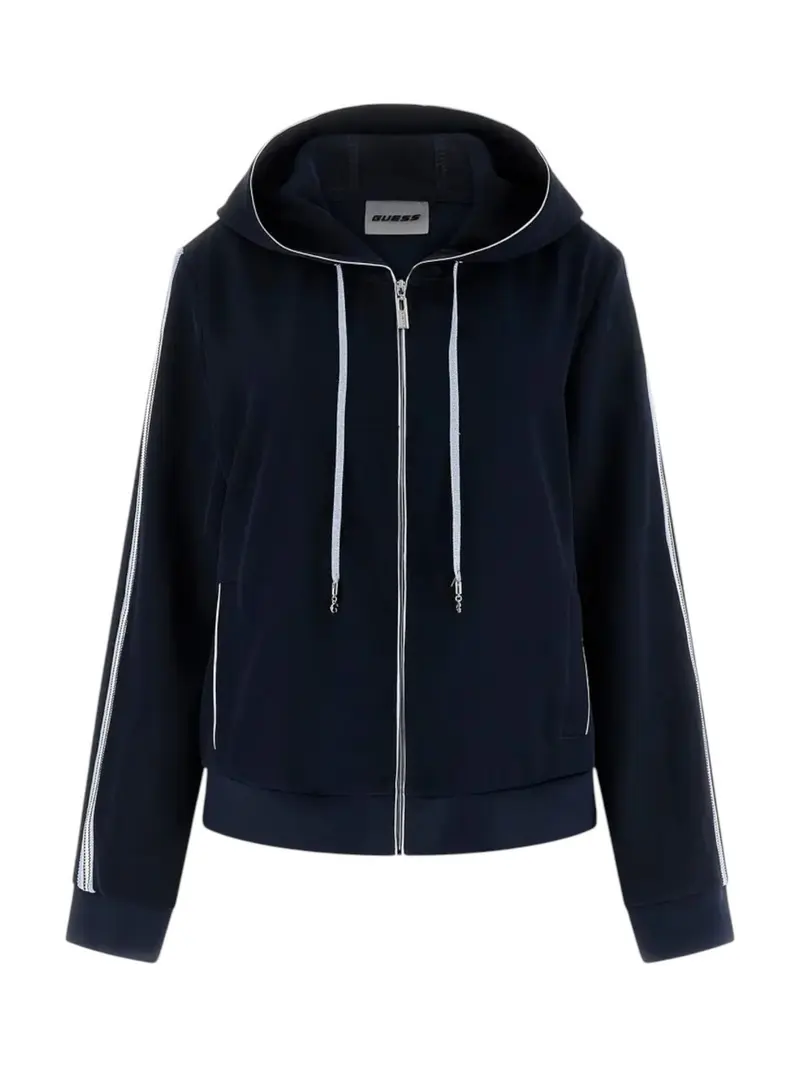 GUESS SPORT Felpa Donna CIRCE FULL ZIP HOODIE V6GQ07 K3096 A71W DARING OCEAN
