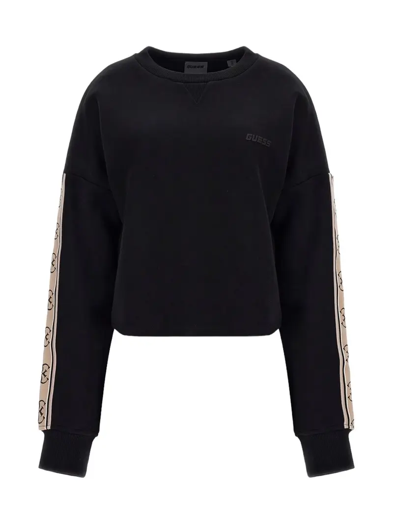 GUESS SPORT Felpa Donna CYMONE CN SWEATSHIRT V3BQ16 KB3P2 JBLK Jet Black A996