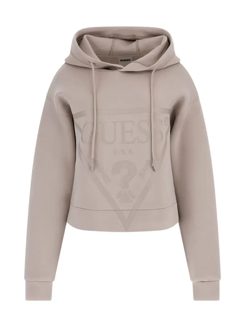 GUESS SPORT Felpa Donna NEW ALISA HOODED SWEATSHIRT V2YQ08 K7UW2 G4Q9 Rosa