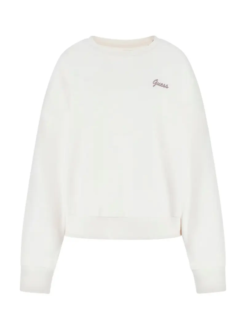 GUESS SPORT Felpa Donna V5BQ03 KCX22 D001 WHITE MOON - D001