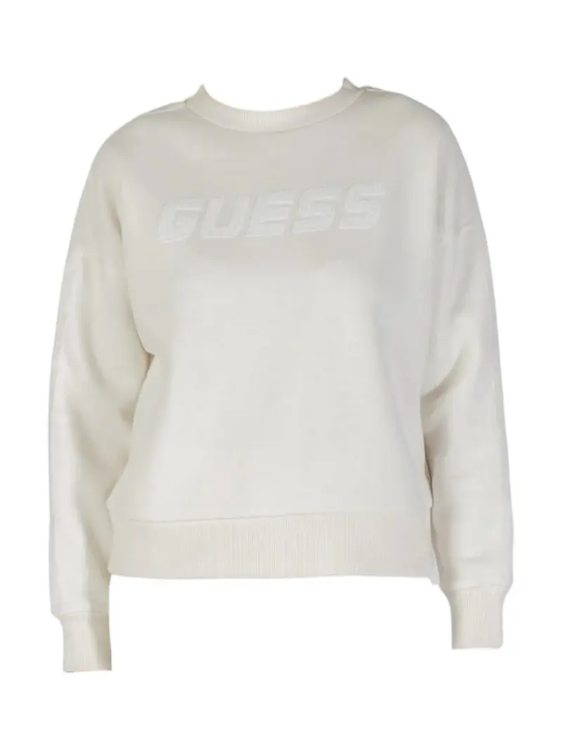 GUESS SPORT Felpa Donna V5BQ10 KB681 G1O6 DOVE WHITE