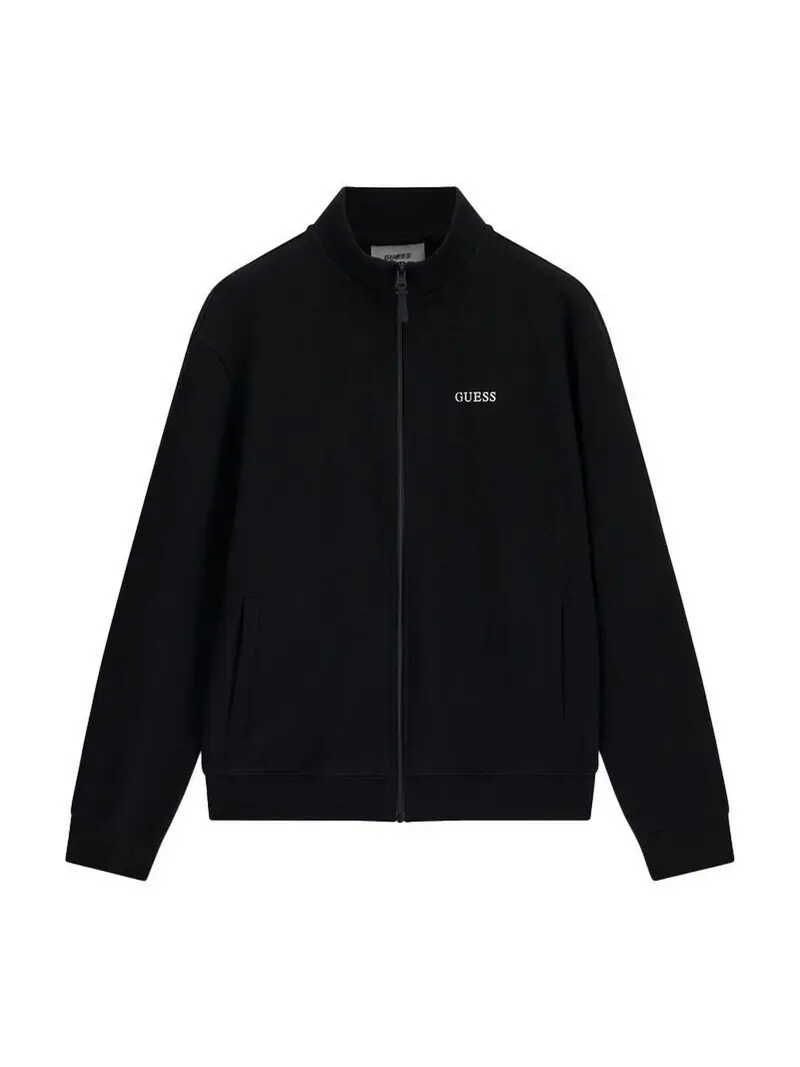 GUESS SPORT Felpa Uomo MARZIO FULL ZIP SWEATSHIRT Z6RQ16 KAIJ1 JBLK Jet Black A996
