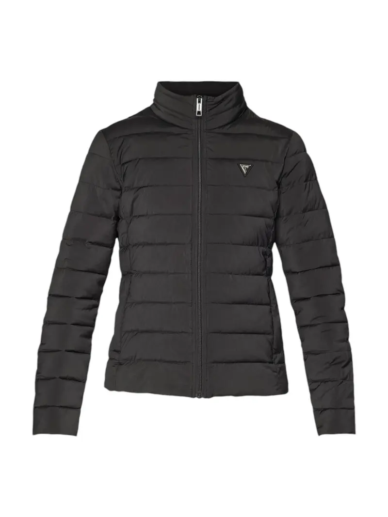 GUESS SPORT Giubbino Donna SOLID HEAVY DIANN PUFFER JACKE V4YL04 WF3X0 JBLK Jet Black A996