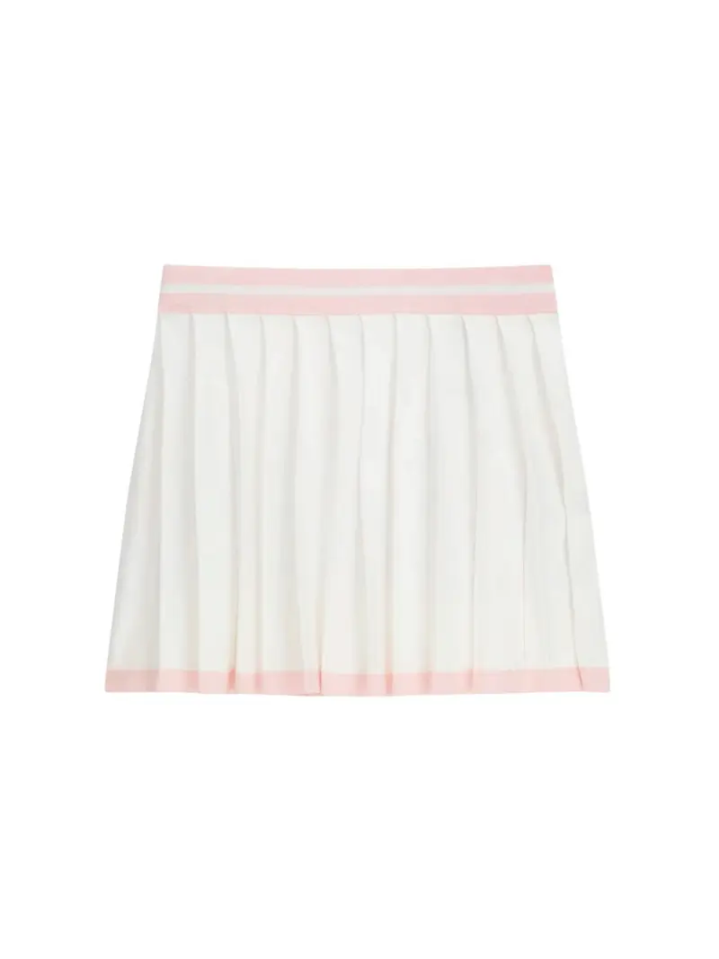GUESS SPORT Gonna Donna GABRY PLEATED SKIRT SWTR V6GD04 Z0649 A10F NEIGE WHITE