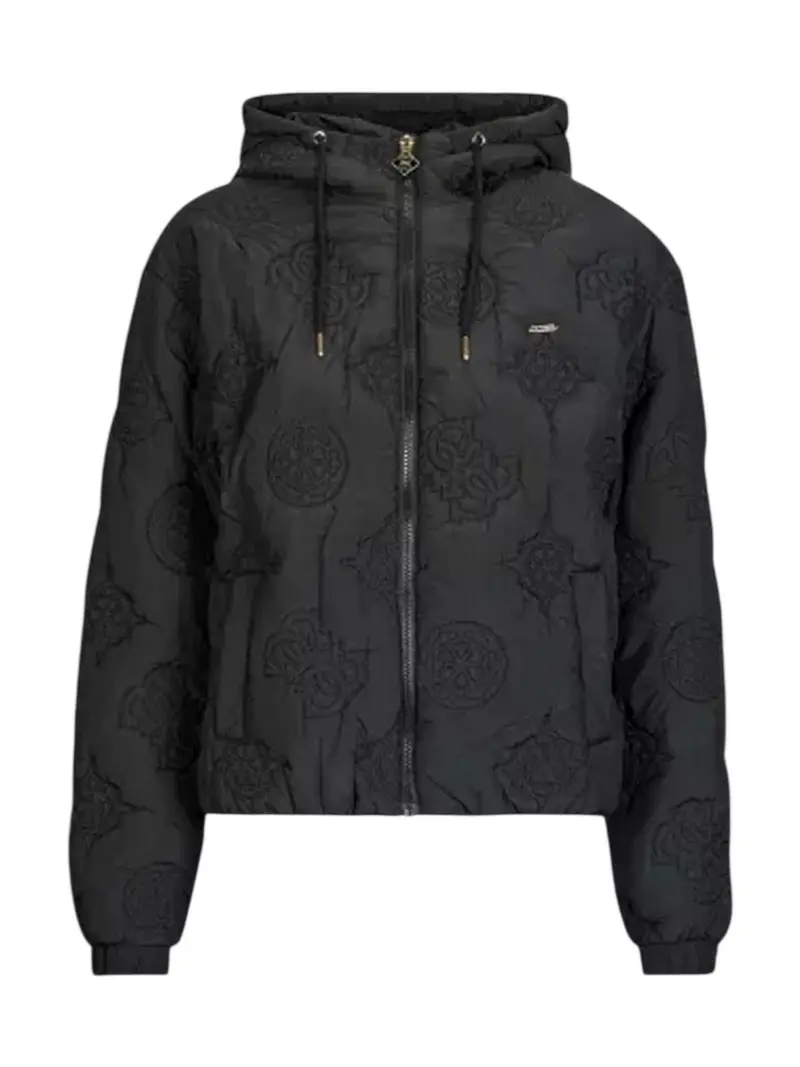 GUESS SPORT Piumino Donna  V5YL03 WHEB2 FJ87 PEONY QUILTED BLACK