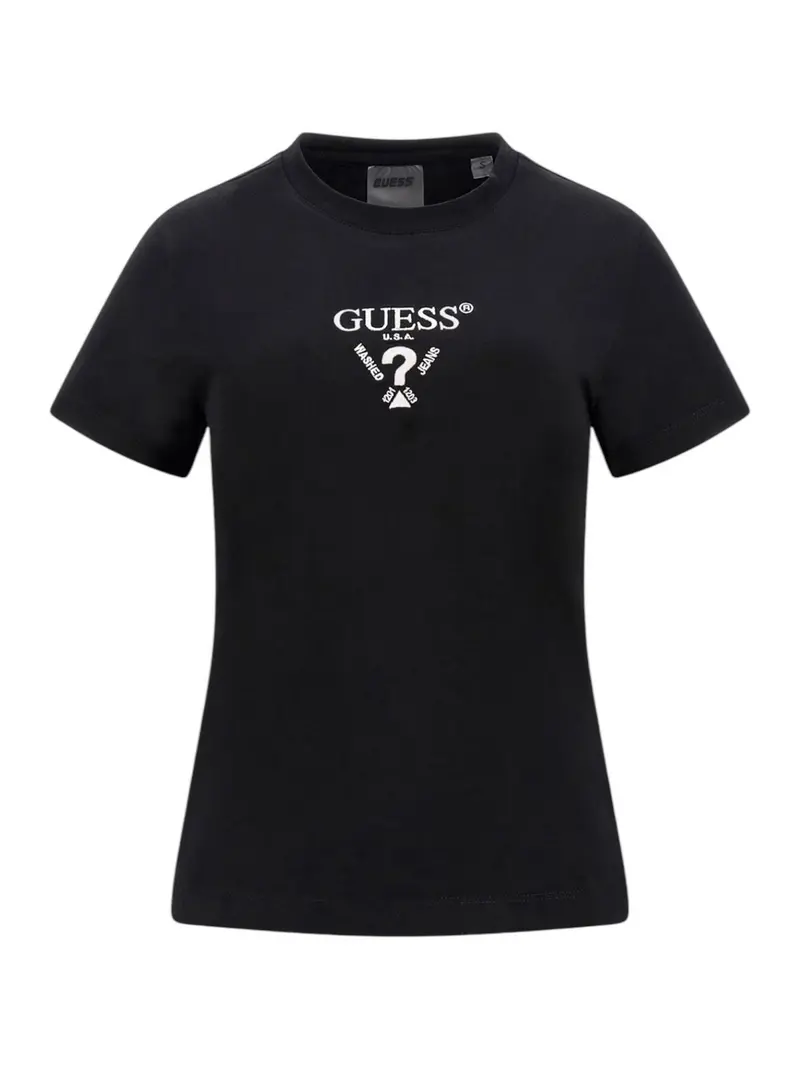 GUESS SPORT T-shirt Donna COLETTE SS TEE V4YI21 KCDH1 JBLK Nero