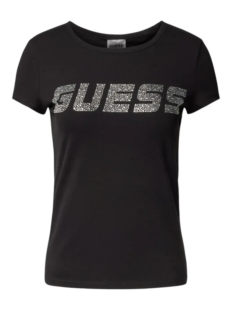 GUESS SPORT T-shirt Donna NEW KIARA SS T-SHIRT V5GI20 J1314 JBLK Nero