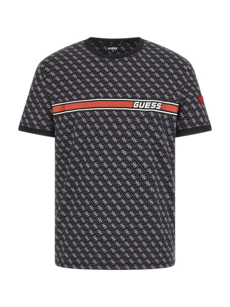 GUESS SPORT T-Shirt e Polo Uomo Z2BI09 J1314 P9QC 4G AOP JET BLACK