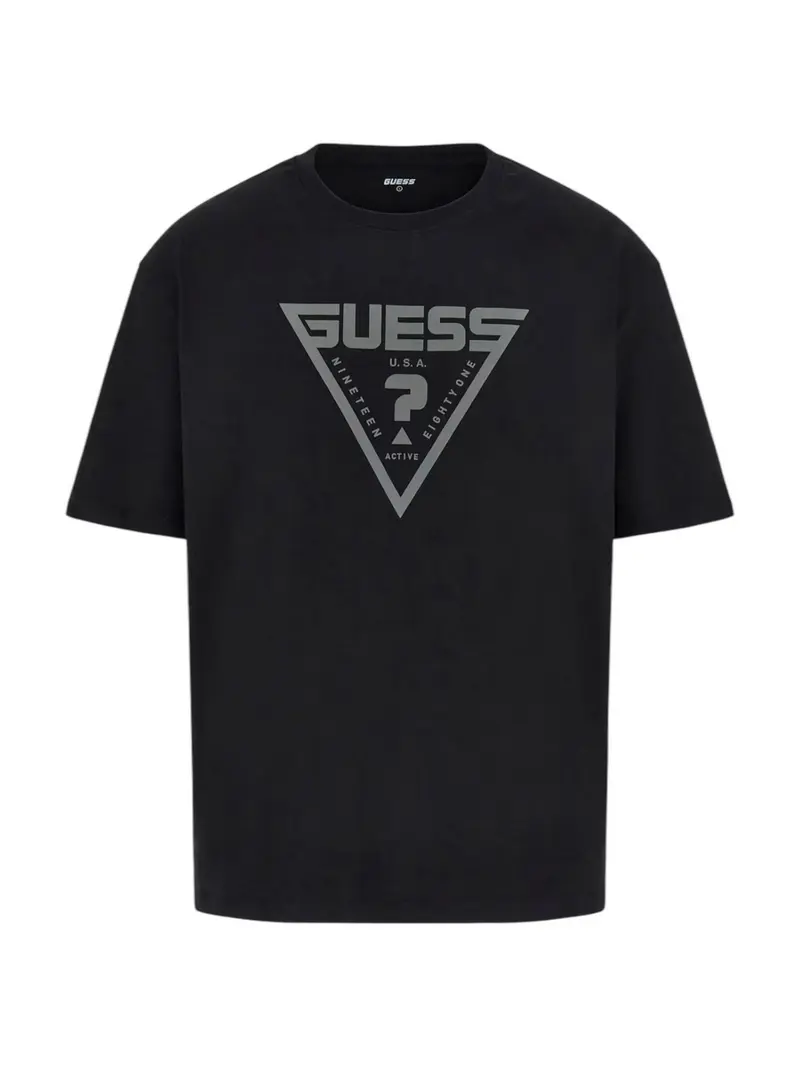 GUESS SPORT T-shirt Uomo AZHA CN OVER T-SHIRT Z4BI02 I3Z14 JBLK Nero