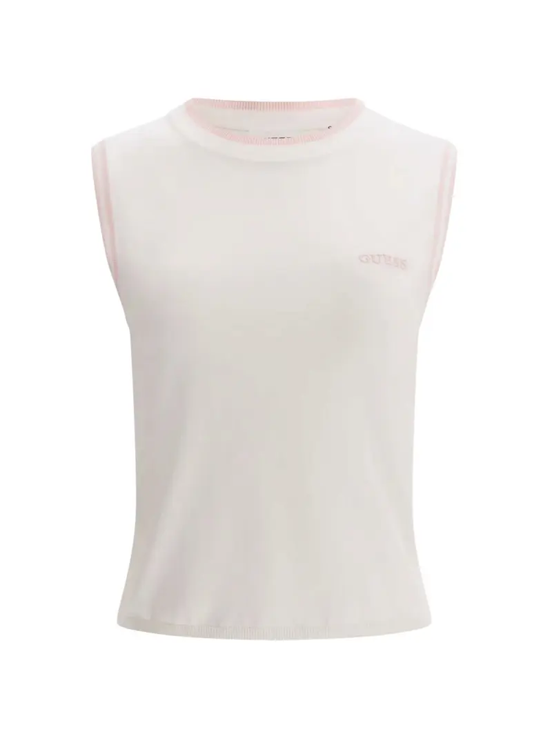 GUESS SPORT Top Donna GABRY CN SL TOP SWTR V6GR02 Z0723 A10F NEIGE WHITE
