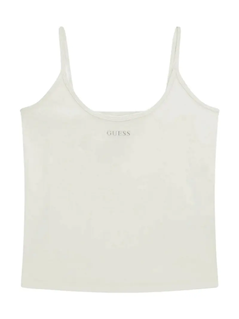 GUESS SPORT Top Donna MARGOT ACTIVE TOP V6RP14 KD952 G027 WHITE GLAM