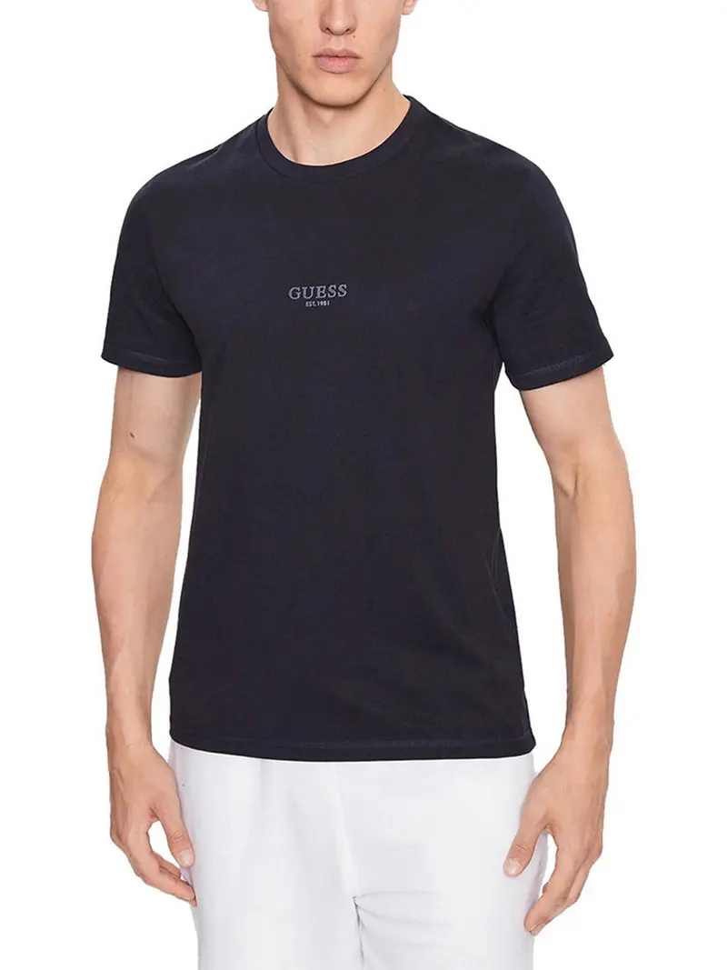 Guess T-Shirt Aidy Cn Ss TeeUomo Blu