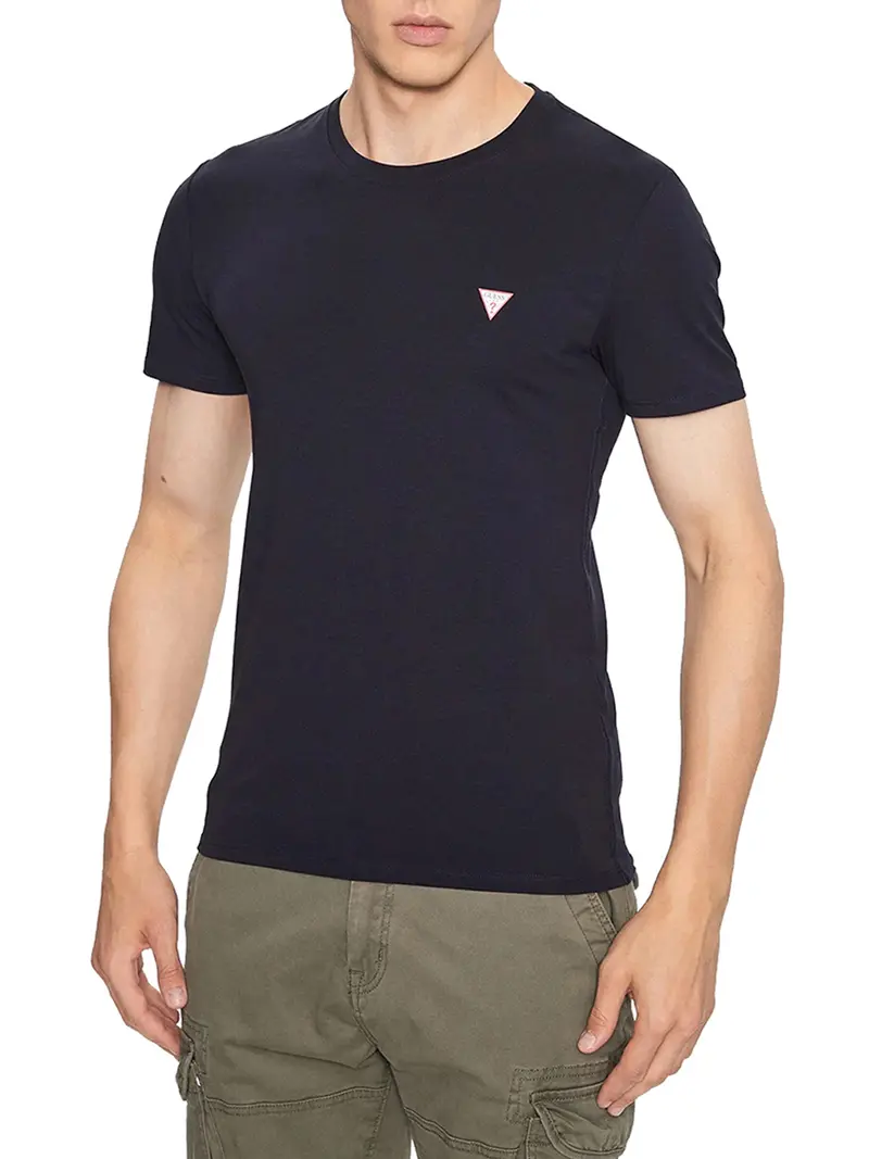 Guess T-Shirt Cn Ss Core Tee Str Uomo Blu
