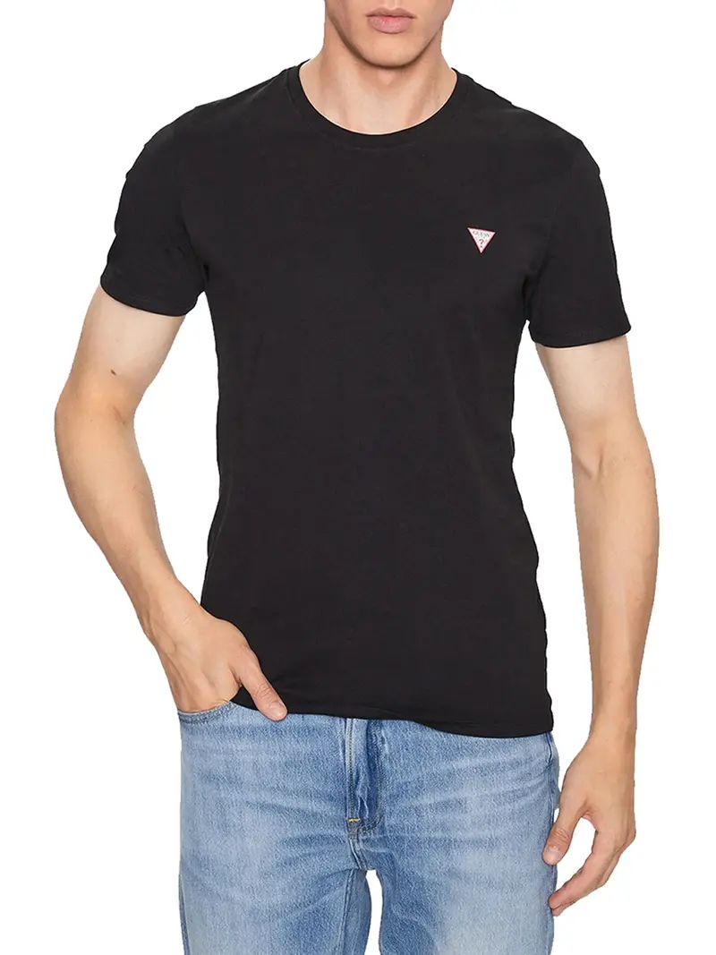 Guess T-Shirt Cn Ss Core Tee Str Uomo Nero