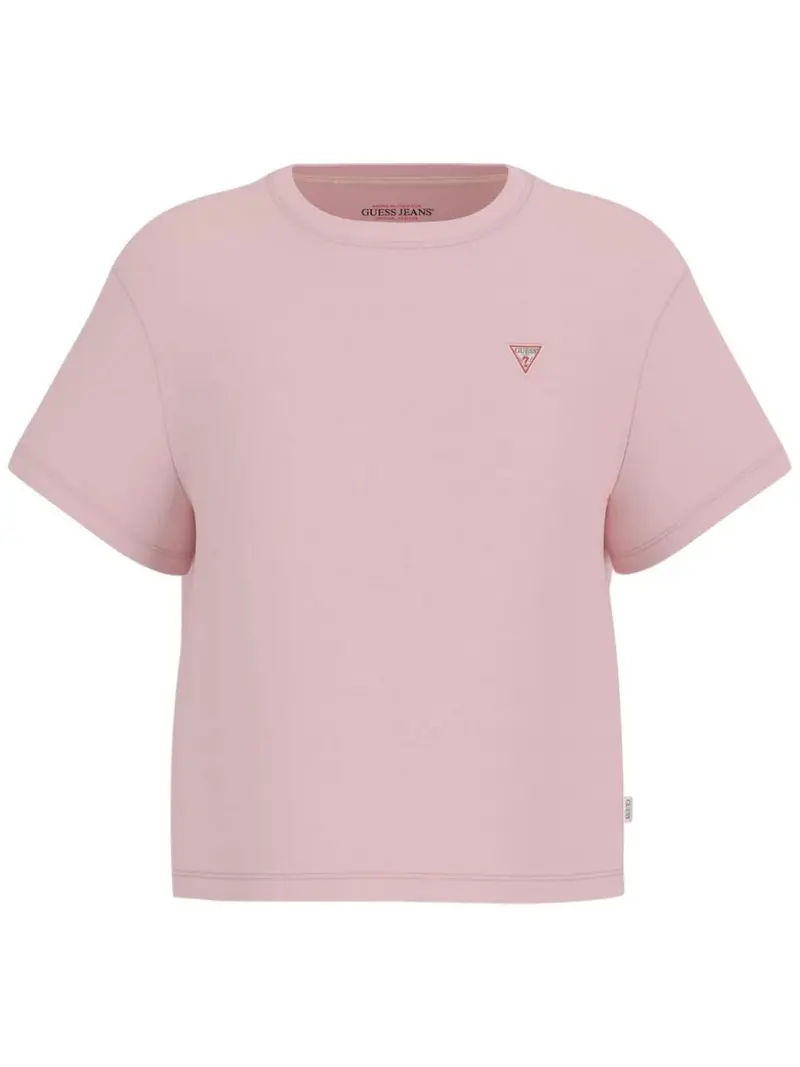 GUESS T-shirt Donna GJ SS CN BOXY MINI TRIANG TEE W4YI05 K8HM0 A61U Rosa