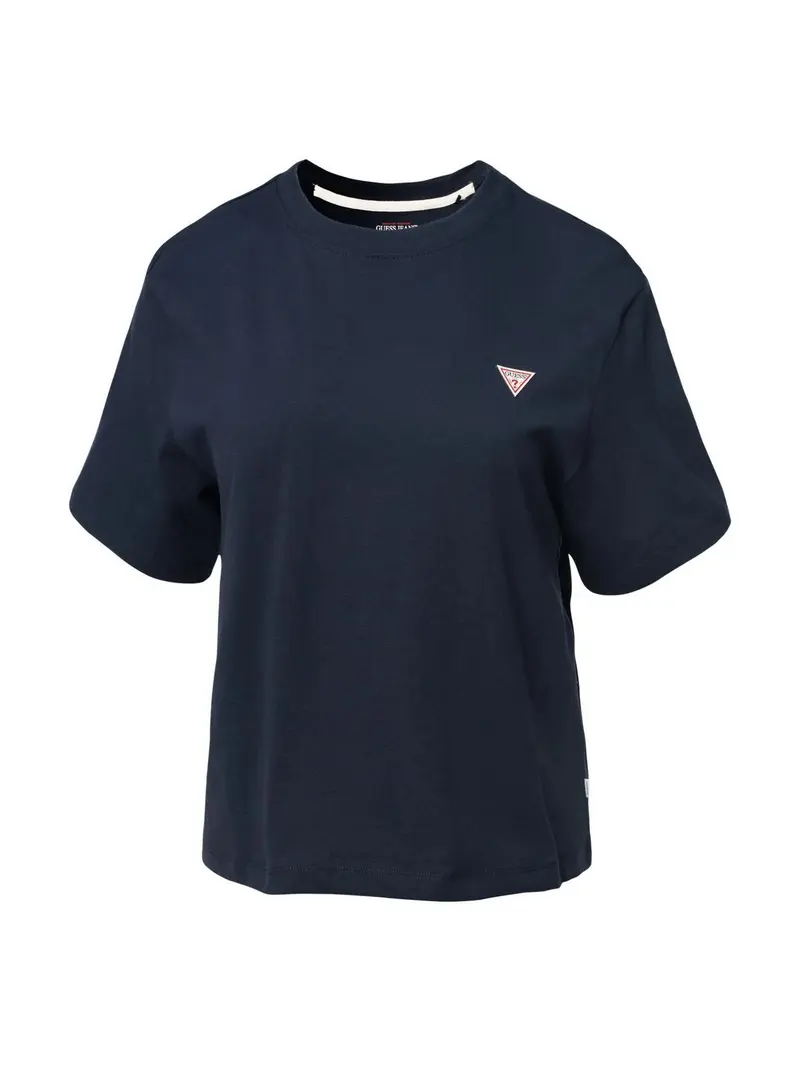 GUESS T-shirt Donna GJ SS CN BOXY MINI TRIANG TEE W4YI05 K8HM0 A71W Blu