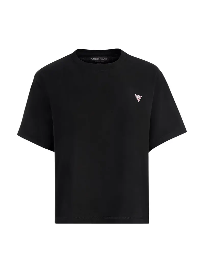 GUESS T-shirt Donna GJ SS CN BOXY MINI TRIANG TEE W4YI05 K8HM0 JBLK Jet Black A996