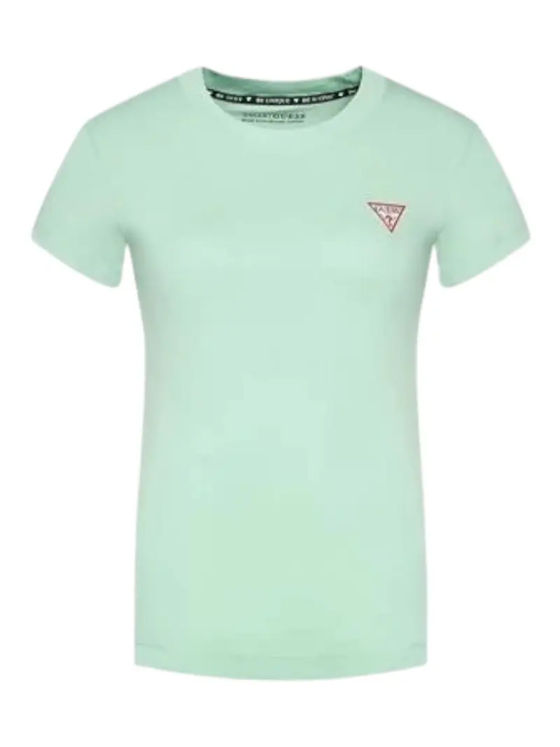 GUESS T-shirt Donna GJ SS CN REG MINI TRIANGLE TEE W4YI10 J1314 G8FG HOPE GREEN
