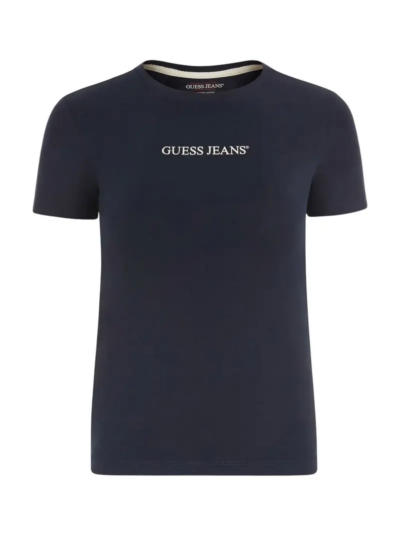 GUESS T-shirt Donna GJ SS CN SLIM LOGO PRINT TEE W4YI01 J1314 A71W DARING OCEAN