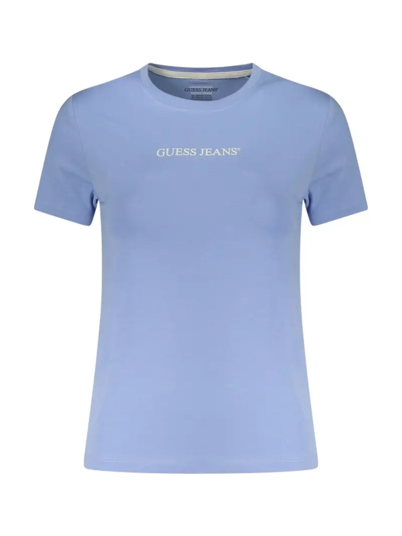 GUESS T-shirt Donna GJ SS CN SLIM LOGO PRINT TEE W4YI01 J1314 G7CP FRESH ZENDY BLUE