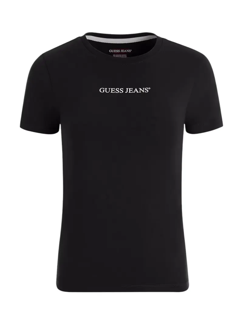 GUESS T-shirt Donna GJ SS CN SLIM LOGO PRINT TEE W4YI01 J1314 JBLK Jet Black A996