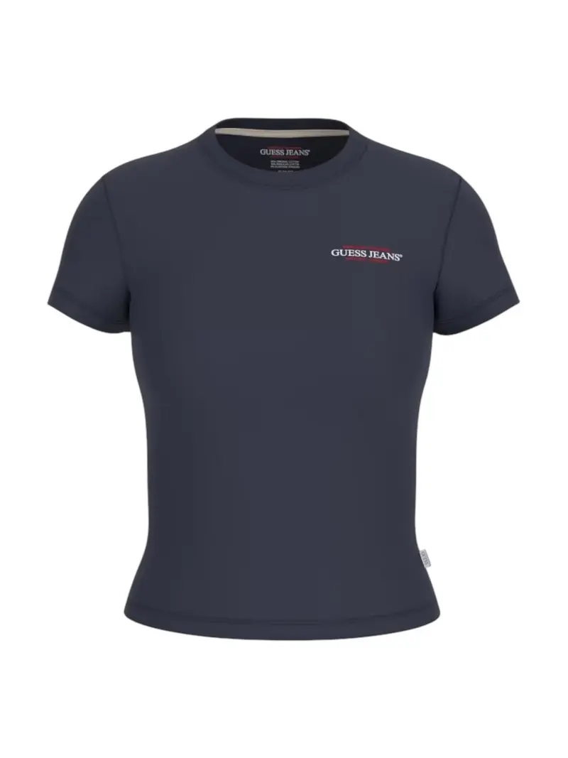 GUESS T-shirt Donna GJ SS CN SLIM MINI AMERICA TEE W4YI02 J1314 A71W DARING OCEAN