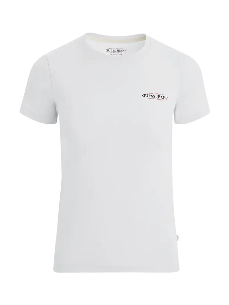 GUESS T-shirt Donna GJ SS CN SLIM MINI AMERICA TEE W4YI02 J1314 G011 PURE WHITE