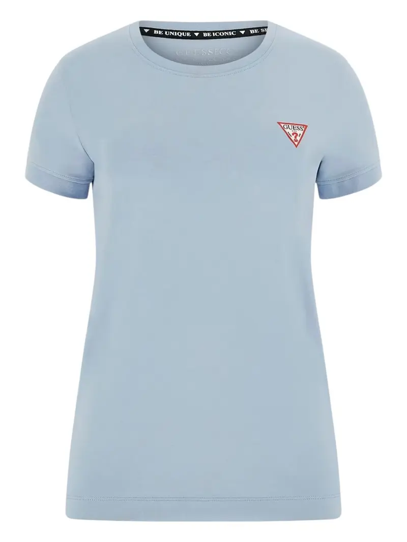 GUESS T-shirt Donna SS CN MINI TRIANGLE TEE W2YI44 J1314 G7GG Blu