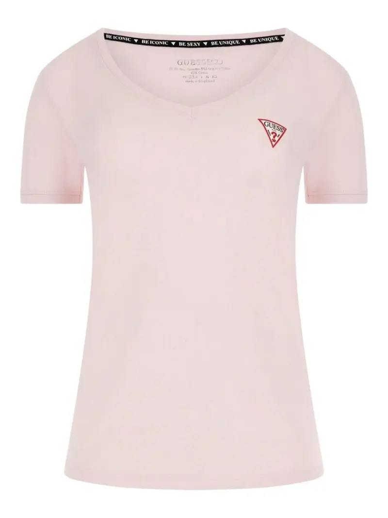 GUESS T-shirt Donna SS VN MINI TRIANGLE TEE W2YI45 J1314 A60W Rosa