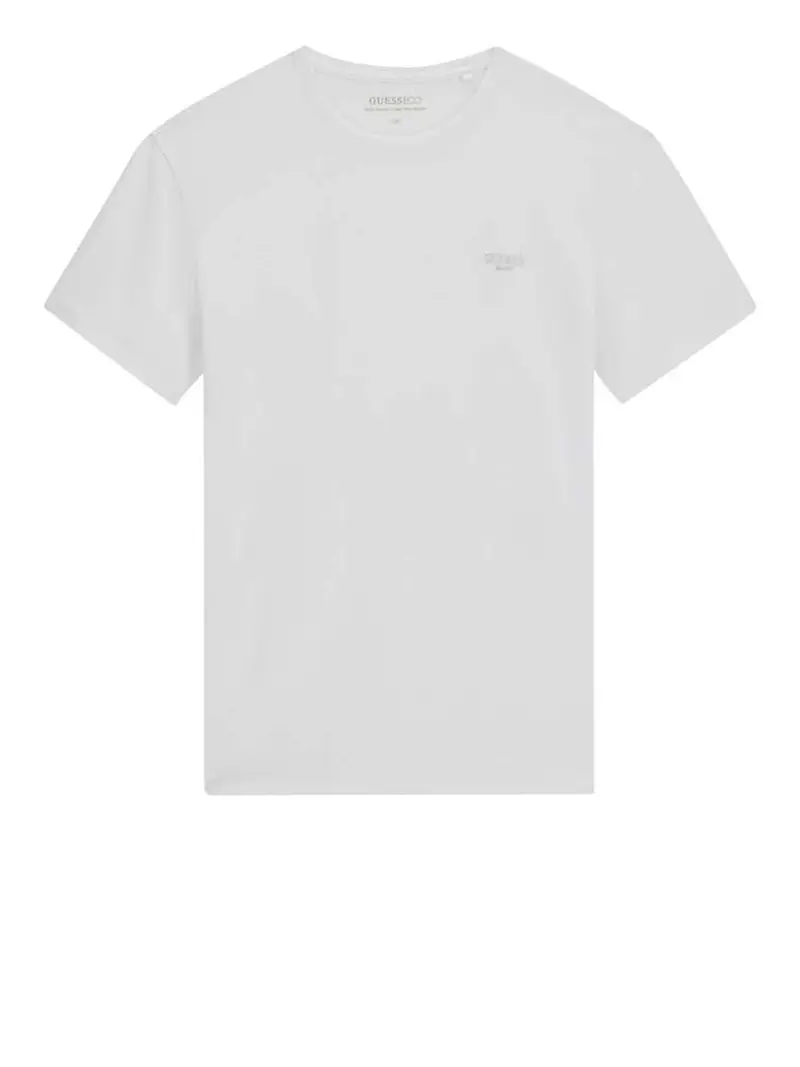 Guess T-Shirt In Misto Cotone - Bianco