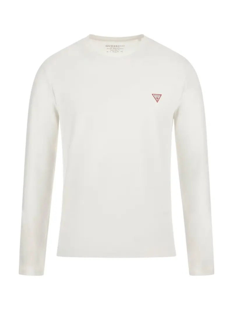 GUESS T-shirt Uomo CN LS CORE TEE M2YI28 J1314 G011 PURE WHITE