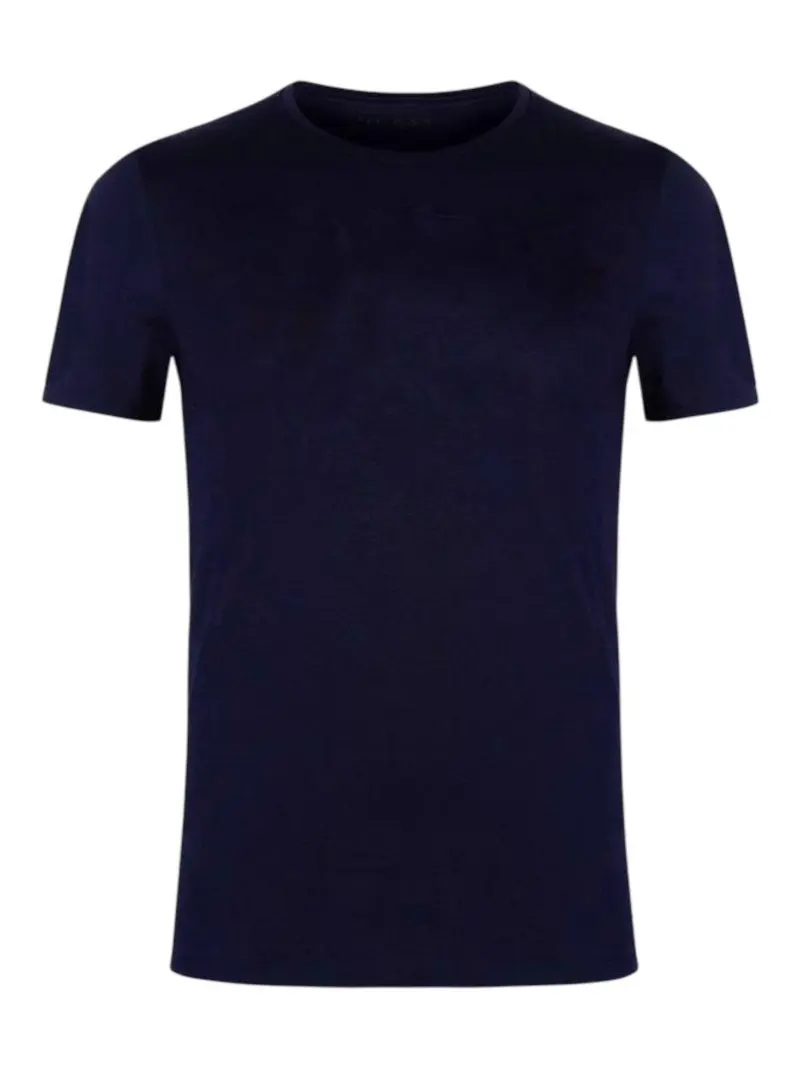 GUESS T-shirt Uomo GJ SLIM FIT SINGLE CN TEE M4BZ38 KBF92 A71W DARING OCEAN
