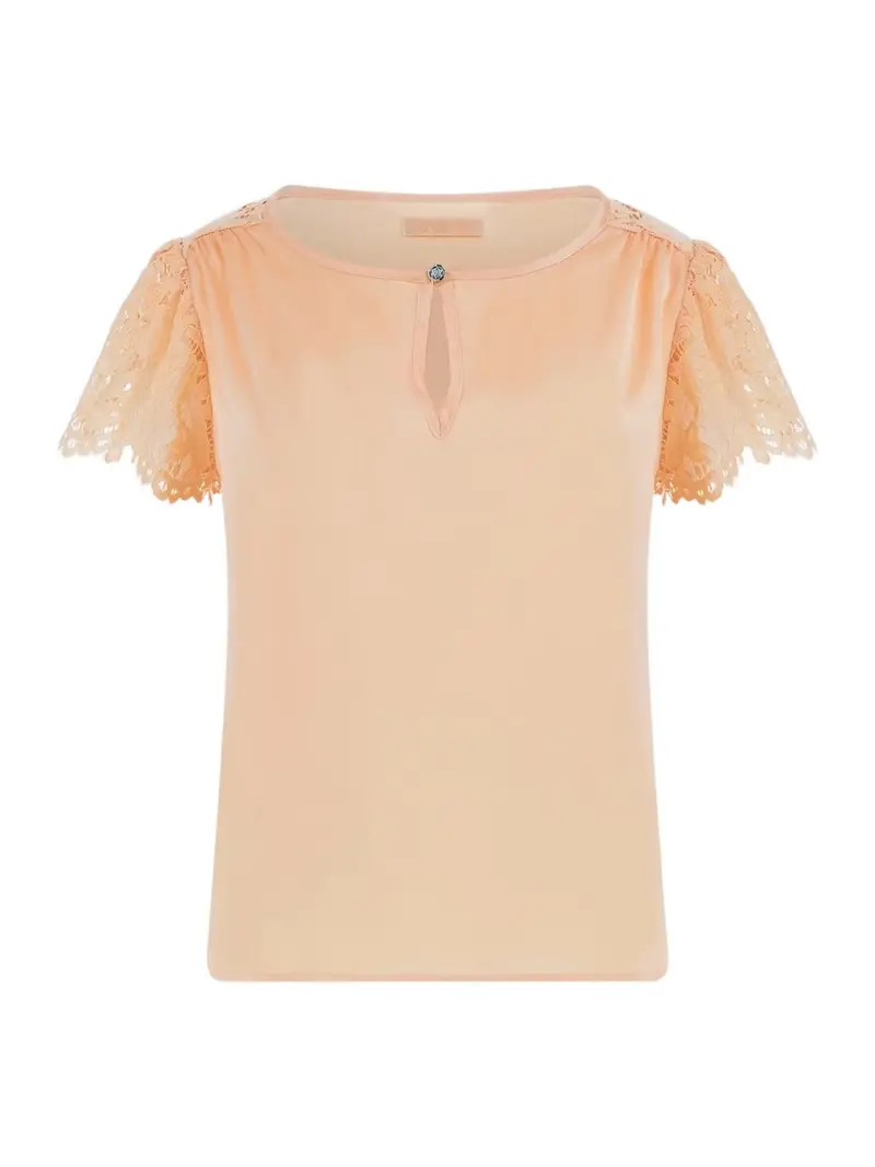 GUESS Top Donna Ss Guendalina Top W4GH86 WD8G2 G6J4 Rosa