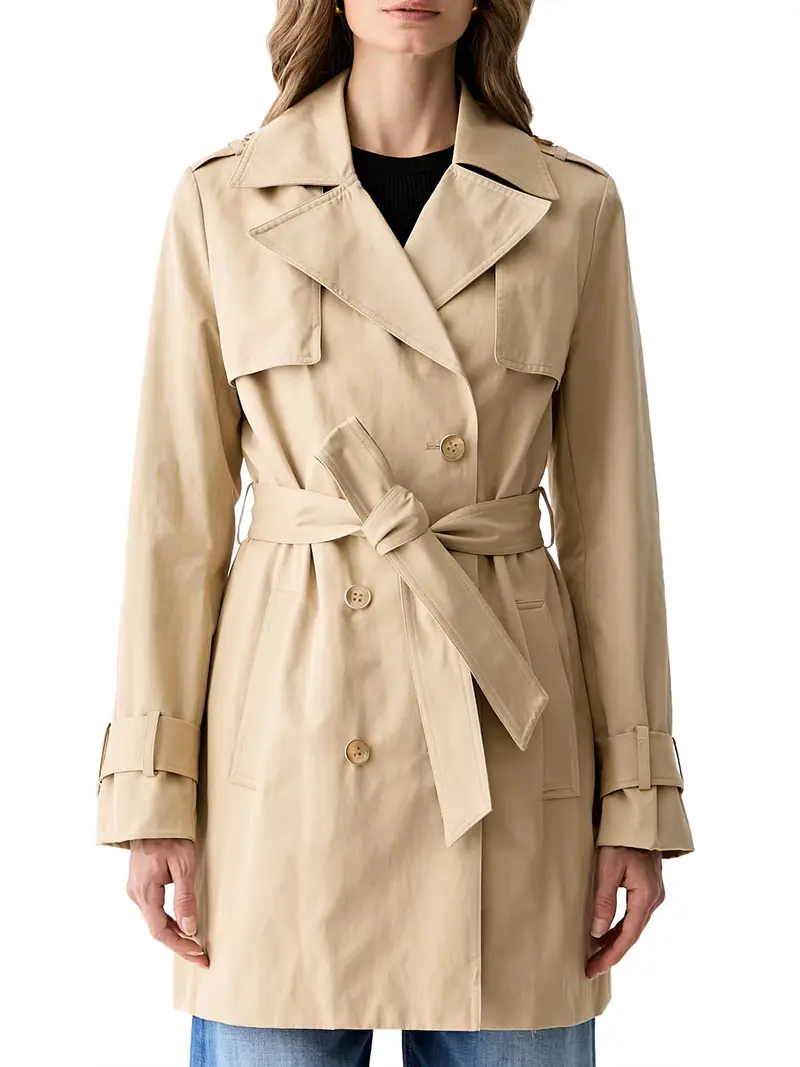 Guess Trench Juliane Double Collar - Biege
