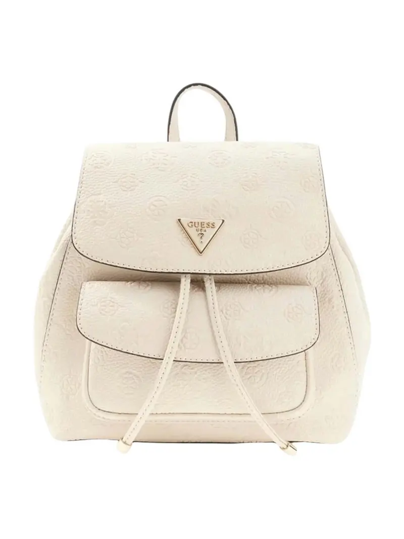 GUESS Zaino Donna CRESIDIA II SML FLAP BACKPACK HWPD98 88310 OFL OFF WHITE LOGO