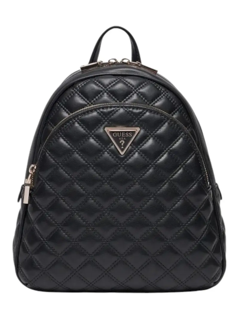 GUESS Zaino Donna GIULLY DOME BACKPACK HWQG87 48320 BLA Nero