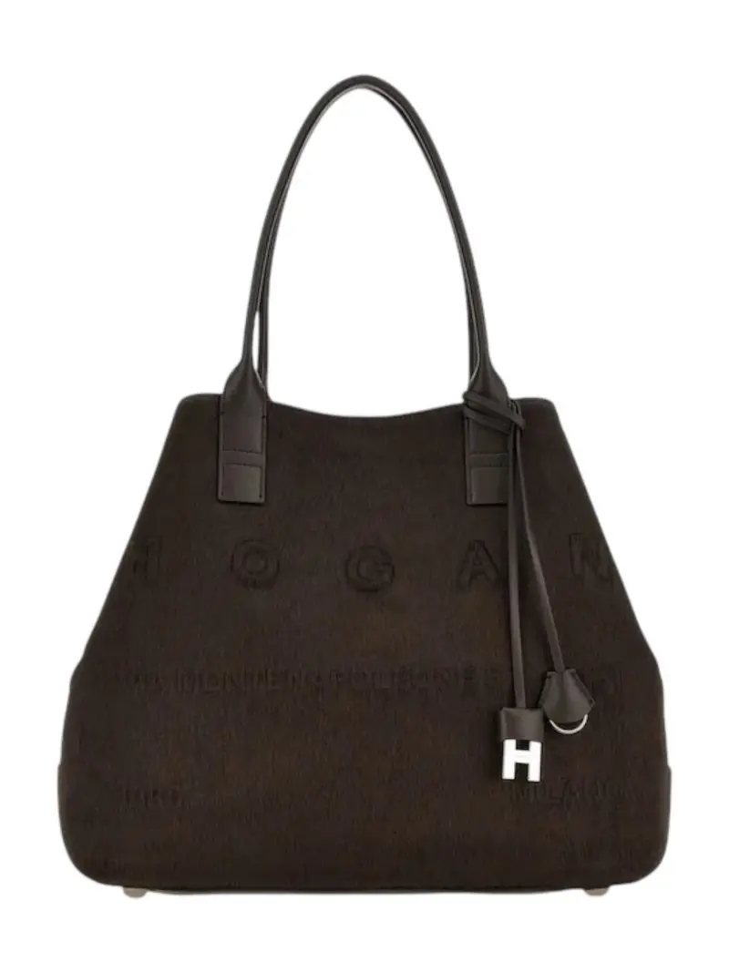 HOGAN Borsa Donna ADDRESS SHOPPING MEDIA KBW01TA1300UH4S808 PALISSANDRO