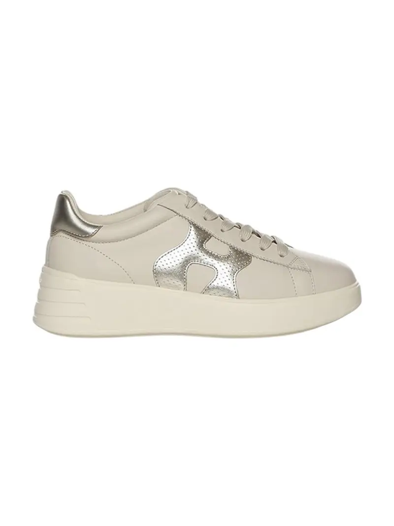 HOGAN Sneaker Donna  HXW5620DN6PNCS022E B013(YOGURT)+B202(PLATINO)