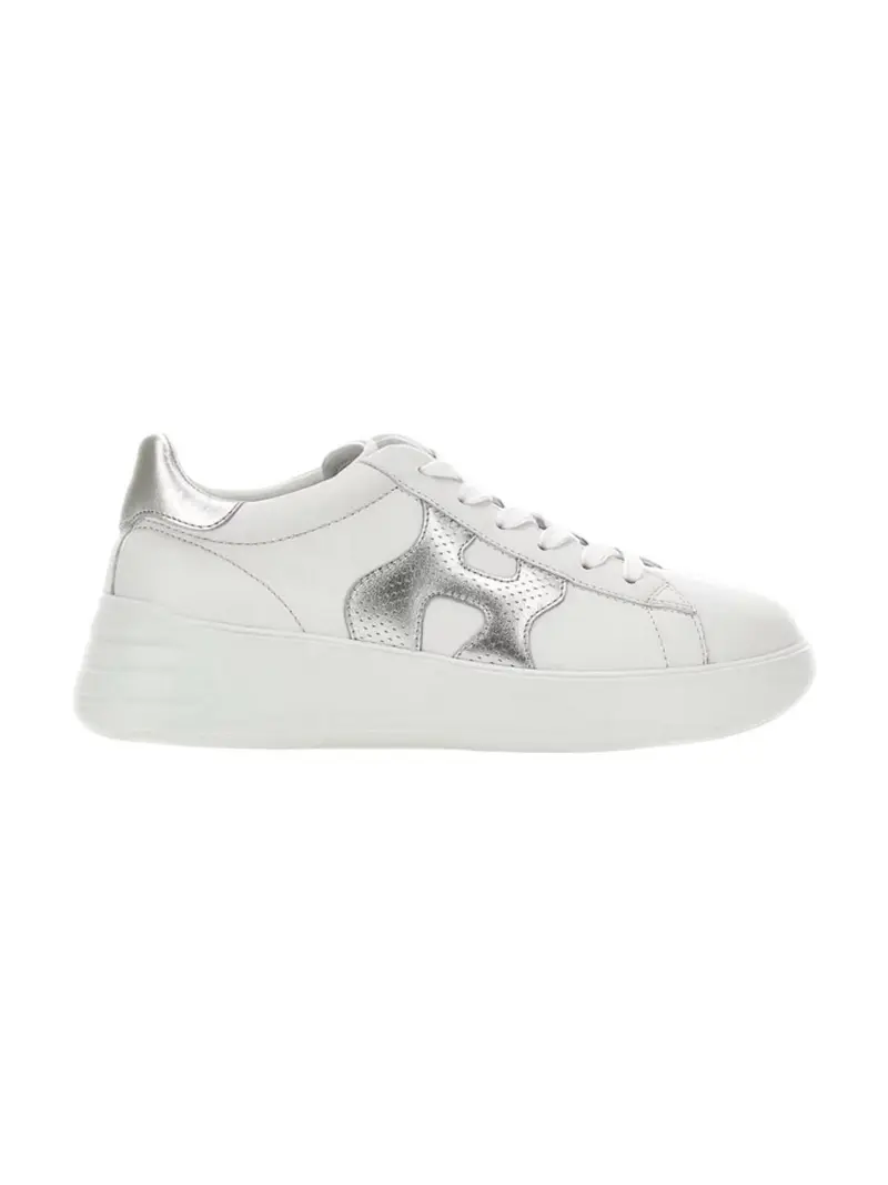 HOGAN Sneaker Donna  HXW5620DN6PNCS0351 B001(BIANCO)+B200(ARGENTO)