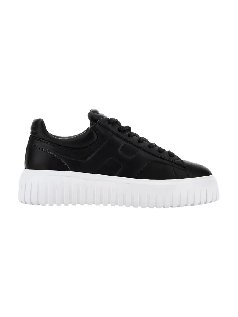 HOGAN Sneaker Uomo H-STRIPES ALLACCIATO H HXM6450FC60LE9B999 Nero