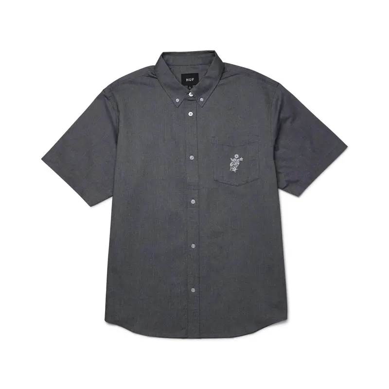Icarus oxford shirt washed black