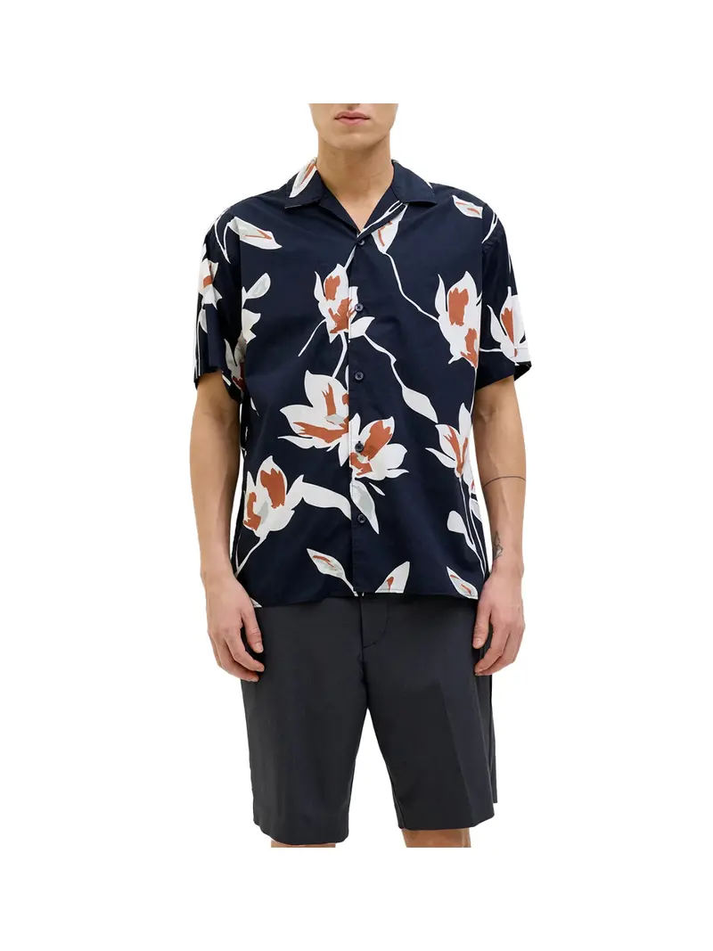 Jack&Jones Camicia Jprblapalermo Print Resort Blu
